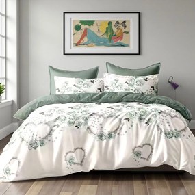 Obliečky VARMA HEARTS 7-dielna sada 140x200 cm