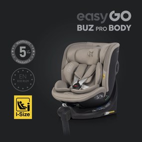 Súprava autosedačky EasyGo Buz Xtd Pro a Buz Pro Body 2 v 1 Taupe