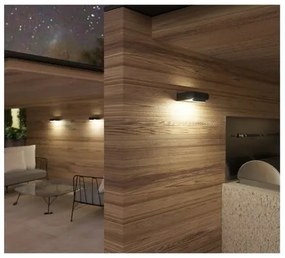 Panlux Vonkajšie nástenné LED svietidlo Faro N antracit, IP54, 8 W