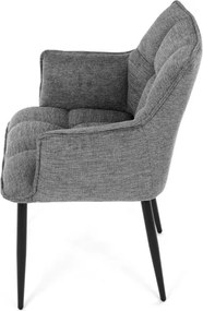 Jedálenská stolička sivá DCH-J2139 GREY2