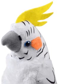 Beppe Maskot papagáj biely 17cm 13574