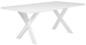 Jedálenský stôl 180 cm x 100 cm biely LISALA Beliani