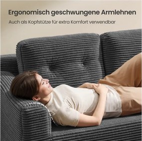 Modulárna rohová sedačka LCS183GN01 sivá