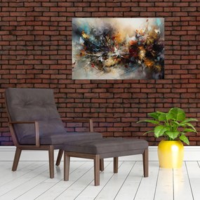 Obraz - Abstraktná grafika (90x60 cm)
