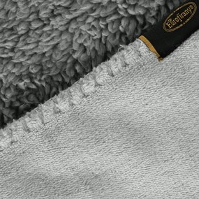 DEKA TEDY 200X220 CM STRIEBORNÁ