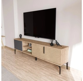 TV stolík/skrinka Tarza TV (dub antracitový). Vlastná spoľahlivá doprava až k Vám domov. 1108145