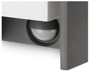 Philips - Vonkajšie nástenné svietidlo so senzorom BRIDGE 1xE27/15W/230V IP44