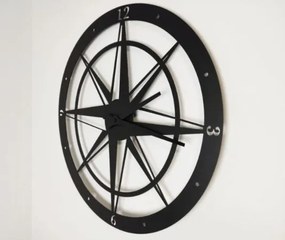 Kovové veľké hodiny Compass 70 cm