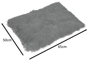 Podložka do pelechu pre psa 65x50cm čierna