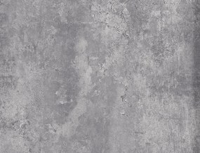 Šatníková skriňa Jupiter, 207 cm, sivý betón/biela