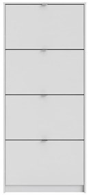 Biela výklopná skrinka na topánky Shoes – Tvilum