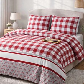 VIANOČNÉ FLANELOVÉ OBLIEČKY FLANELOVE 200X220 CM, 2 KS 70X80 CM VZOROVANÉ