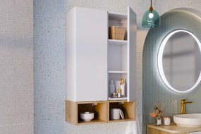 Comad Doplnková kúpeľňová skrinka nízka Aster White 30 biela