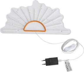 Neónová nástenná lampa Teplá biela s oranžovou Vrátane LED - Sunset