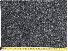 Condor Carpets, AKCIA: 95x185 cm Koberec metráž Extreme 77, šíře, šedá, ab (mriežka), chodba / predsieň