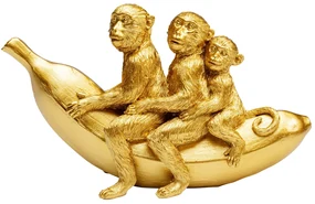 Banana Ride dekorácia zlatá 12 cm