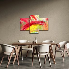 Obraz abstrakcie - maľba (90x60 cm)