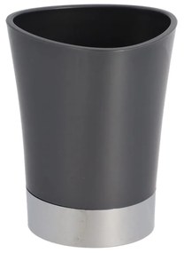 Kúpeľňový pohár Cuesta, sivá/s chrómovými prvkami, 250 ml