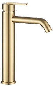 Umývadlová batéria vysoká Rea Ontario brúsené zlato