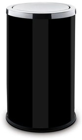 Vnútorný odpadkový kôš 18 L, s výkyvným vekom, lakovaný čierny