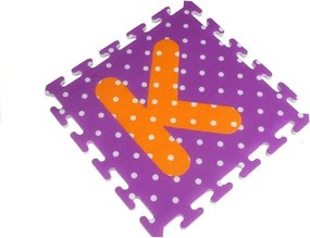 LEAN Penové puzzle na podlahu abeceda a čísla 36 kusov