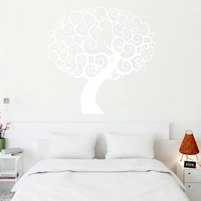 Veselá Stena Samolepka Kúzelný strom Farba: bílá, Veľkosť: 80 x 80 cm