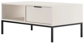 Konferenční stolek Austin 100 cm černý/bílý