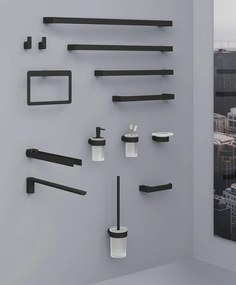 Sapho Sapho, Dvojitý držiak toaletného papiera s poličkou 30cm, chróm, UN1196C