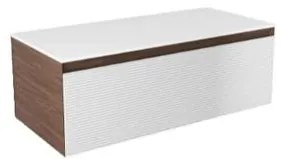 Kúpeľňová skrinka s krycou doskou Naturel Monza 99x30x45 cm orech mat MONZA100WND, 1 ks