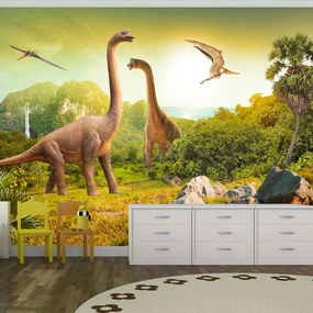 Samolepiaca fototapeta - Dinosaury 245x175
