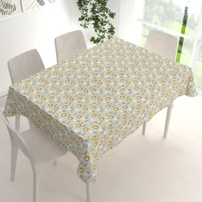 Biante Detský bavlnený obdĺžnikový obrus Sandra SA-565 Levy na sivom 140x200 cm