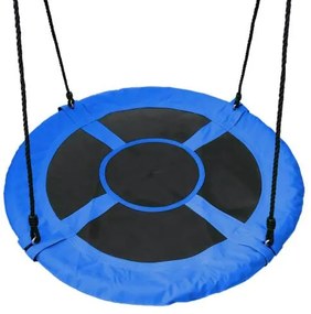 Hojdačka bocianie hniezdo modrá