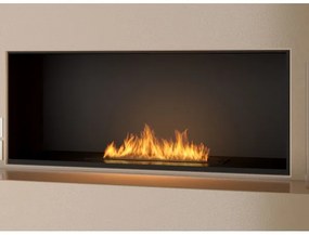 InFire - Vstavaný BIO krb 7,5x60 cm 3,5kW čierna