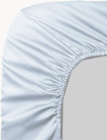 Elastická plachta na kontinentálnu posteľ Ava, bavlnený satén, V 40 cm