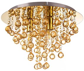 Globo 63040345X - Stropné svietidlo LONDON 3xE14/40W/230V pr. 38 cm zlatá