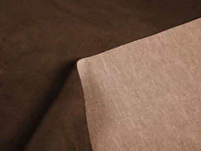 Biante Štvorcový obrus/imitácia brúsenej kože Alcantara ALC-013 Hnedý 50x50 cm