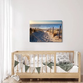 Obraz - Cesta k pláži Severného mora, Holandsko (90x60 cm)