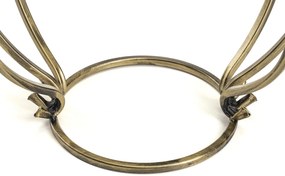 STOJAN NA KVETINÁČ VIRELLA 54X38 CM ZLATÁ