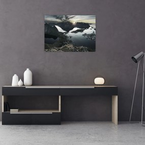 Obraz - Nórske pohorie (70x50 cm)