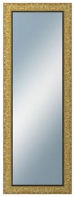 DANTIK - Zrkadlo v rámu, rozmer s rámom 50x140 cm z lišty PRAHA zlatá (2752)