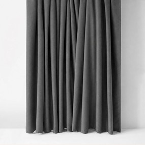 Goldea zatemňovací záves 100% blackout - tmavo sivý 270x200 cm