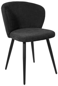 Jedálenská stolička KROSBY čierna