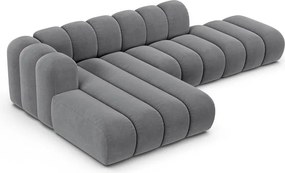 Svetlosivá rohová pohovka (ľavý roh) Lupine – Micadoni Home