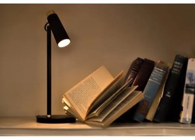 Immax 08991L- LED Stmievateľná stolná lampa s Qi nabíjaním TIT LED/12W/230V čierna