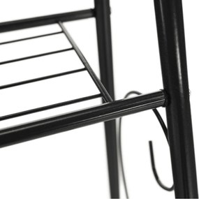 Kondela Regál, 3-policový, tmavosivá, VERUMA