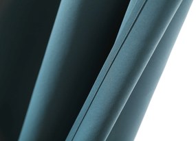 Tyrkysový záves OXFORD 140x250 cm Zavesenie: Kovové krúžky