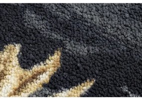 Protišmykový behúň MONSTERA Listy zlatý - Výpredaj