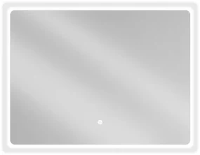 Mexen Sun, LED kúpeľňové zrkadlo s podsvietením 80x60 cm, 6000K, ochrana proti zahmlievaniu, 9807-080-060-611-00