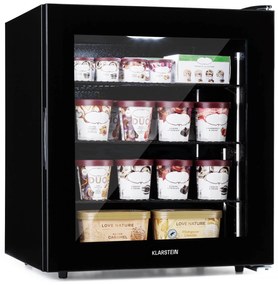 Klarstein IceAge 88, mraznička, 88 l, energet. trieda E, 2 úrovne, termostat, sklenená predná časť