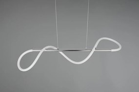 Kovové LED závesné svietidlo so stmievačom v striebornej farbe Argos – Reality